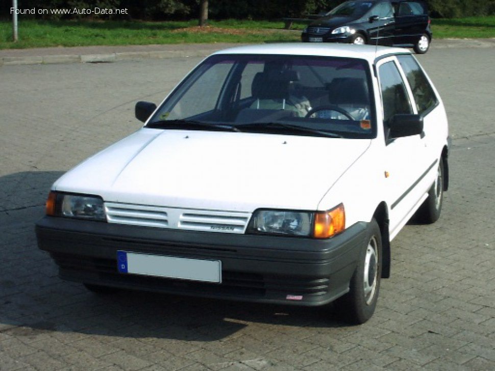 Specifications: Nissan Sunny II Hatchback (N13) 1.6 GTI 16V (110 Hp) 1987, 1988, 1989