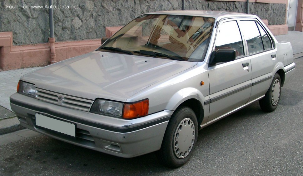 Specifications: Nissan Sunny II (N13) 1.6 i 12V (90 Hp) 1988, 1989, 1990, 1991