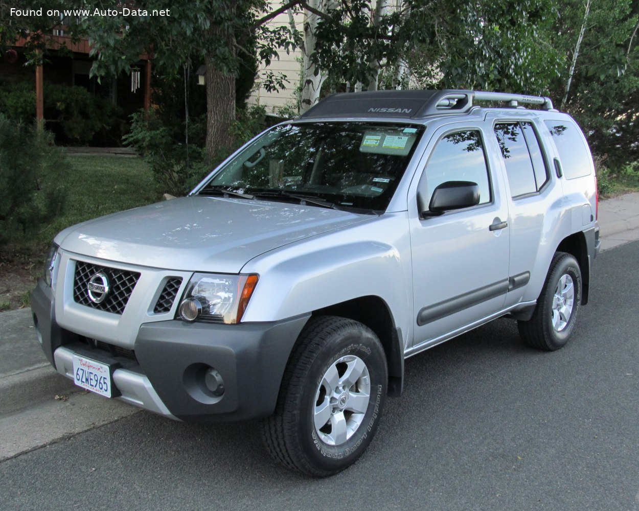 Specifications: Nissan Xterra II (facelift 2008) 4.0 V6 (261 Hp) Automatic 2008, 2009, 2010, 2011, 2012, 2013, 2014, 2015