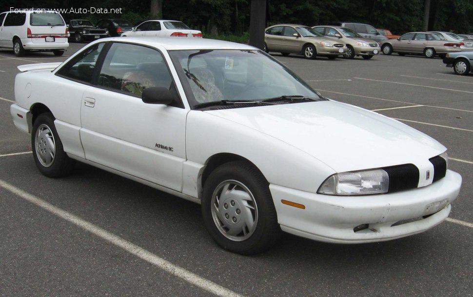 Specifications: Oldsmobile Achieva Coupe 2.3 16V (150 Hp) 1991, 1992, 1993, 1994, 1995, 1996, 1997, 1998