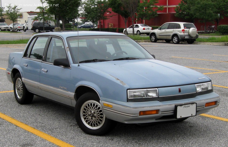 Specifications: Oldsmobile Cutlass Calais 2.3 16V (162 Hp) 1988, 1989, 1990, 1991