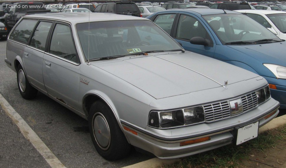 Specifications: Oldsmobile Cutlass Ciera Station Wagon 2.5 i (106 Hp) 1981, 1982, 1983, 1984, 1985, 1986, 1987, 1988, 1989, 1990, 1991
