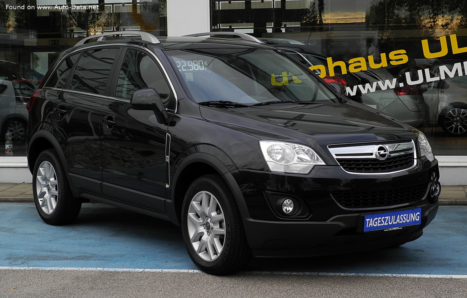 Specifications: Opel Antara (facelift 2010) 2.2 CDTI (163 Hp) AWD Ecotec Automatic 2010, 2011, 2012, 2013, 2014, 2015