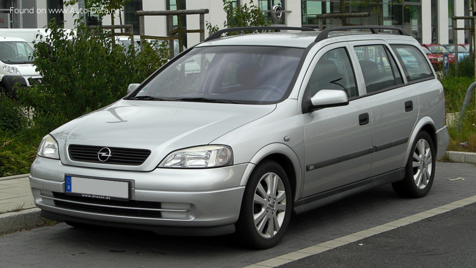 Specifications: Opel Astra G Caravan 1.8 16V (125 Hp) Automatic 2000, 2001, 2002