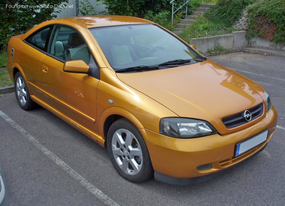 Specifications: Opel Astra G Coupe 2.2 16V (147 Hp) Automatic 2001, 2002, 2003, 2004