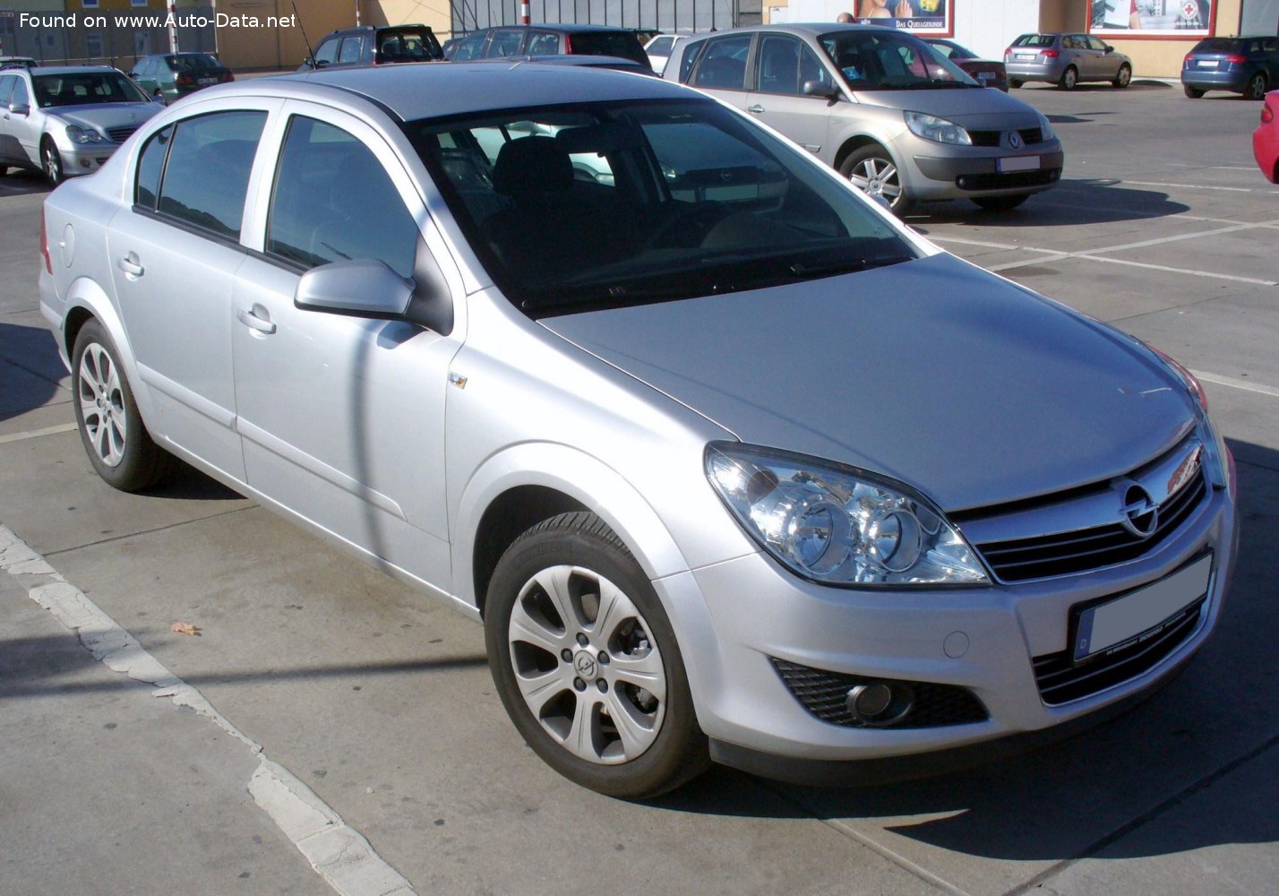 Specifications: Opel Astra H Sedan 1.7 CDTI (101 Hp) 2007, 2008, 2009, 2010