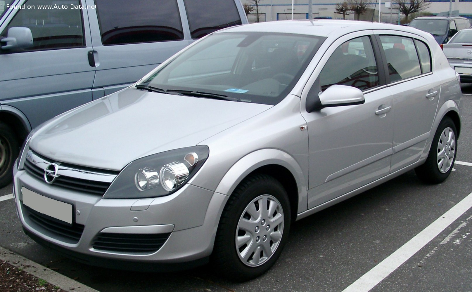 Specifications: Opel Astra H 1.6i 16V (105 Hp) 2004, 2005, 2006