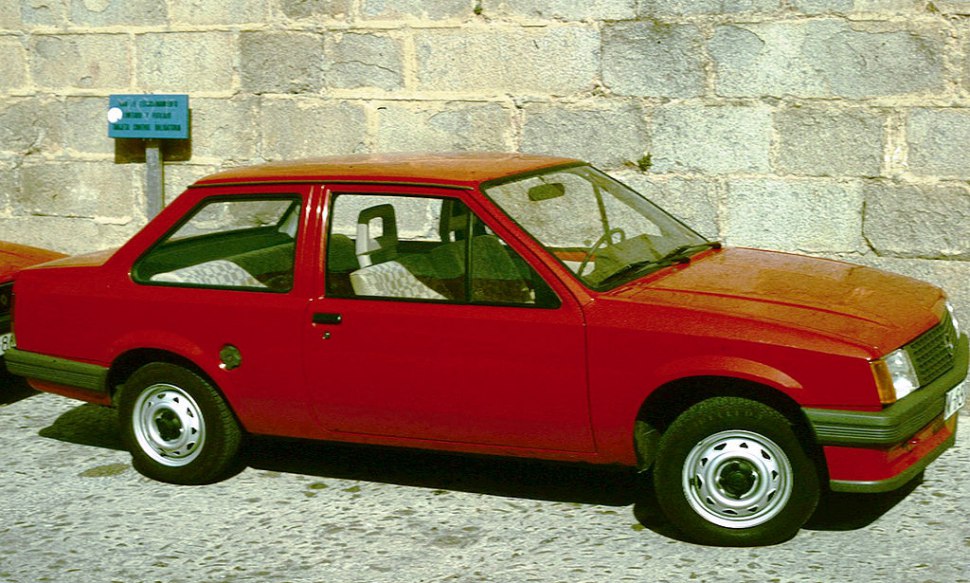 Specifications: Opel Corsa A Sedan 1.3 (60 Hp) 1985, 1986, 1987