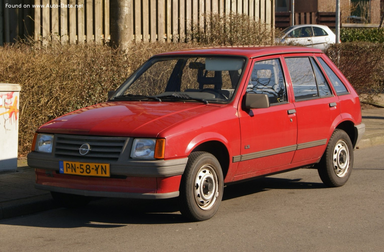 Specifications: Opel Corsa A 1.2 S (55 Hp) 1982, 1983