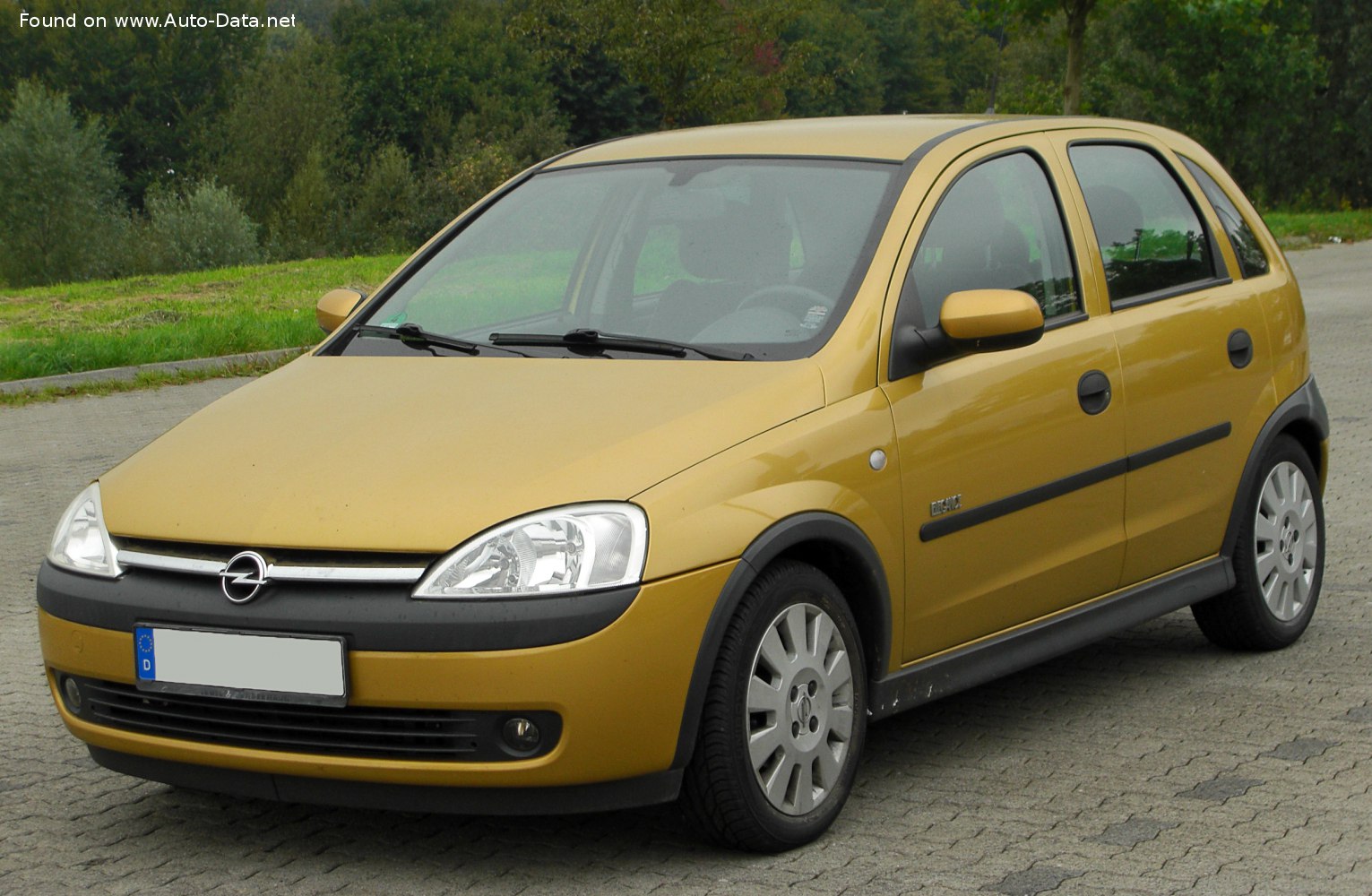 Specifications: Opel Corsa C 1.8 16V (125 Hp) 2001, 2002, 2003