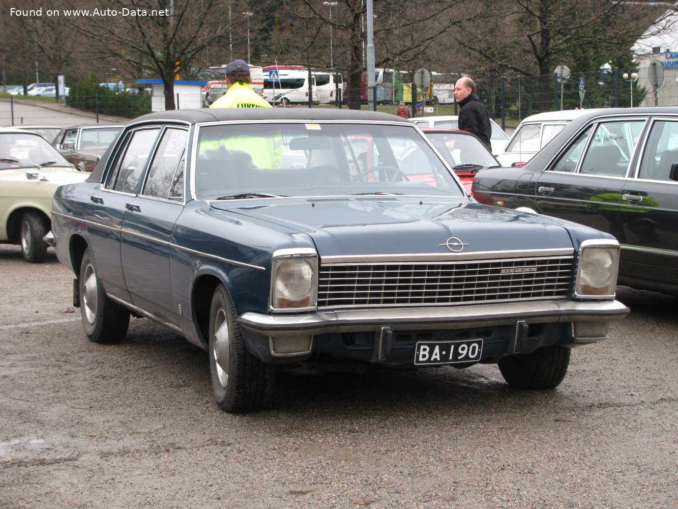 Specifications: Opel Diplomat B 5.3 V8 (230 Hp) Automatic 1969, 1970, 1971, 1972, 1973, 1974, 1975, 1976, 1977, 1978