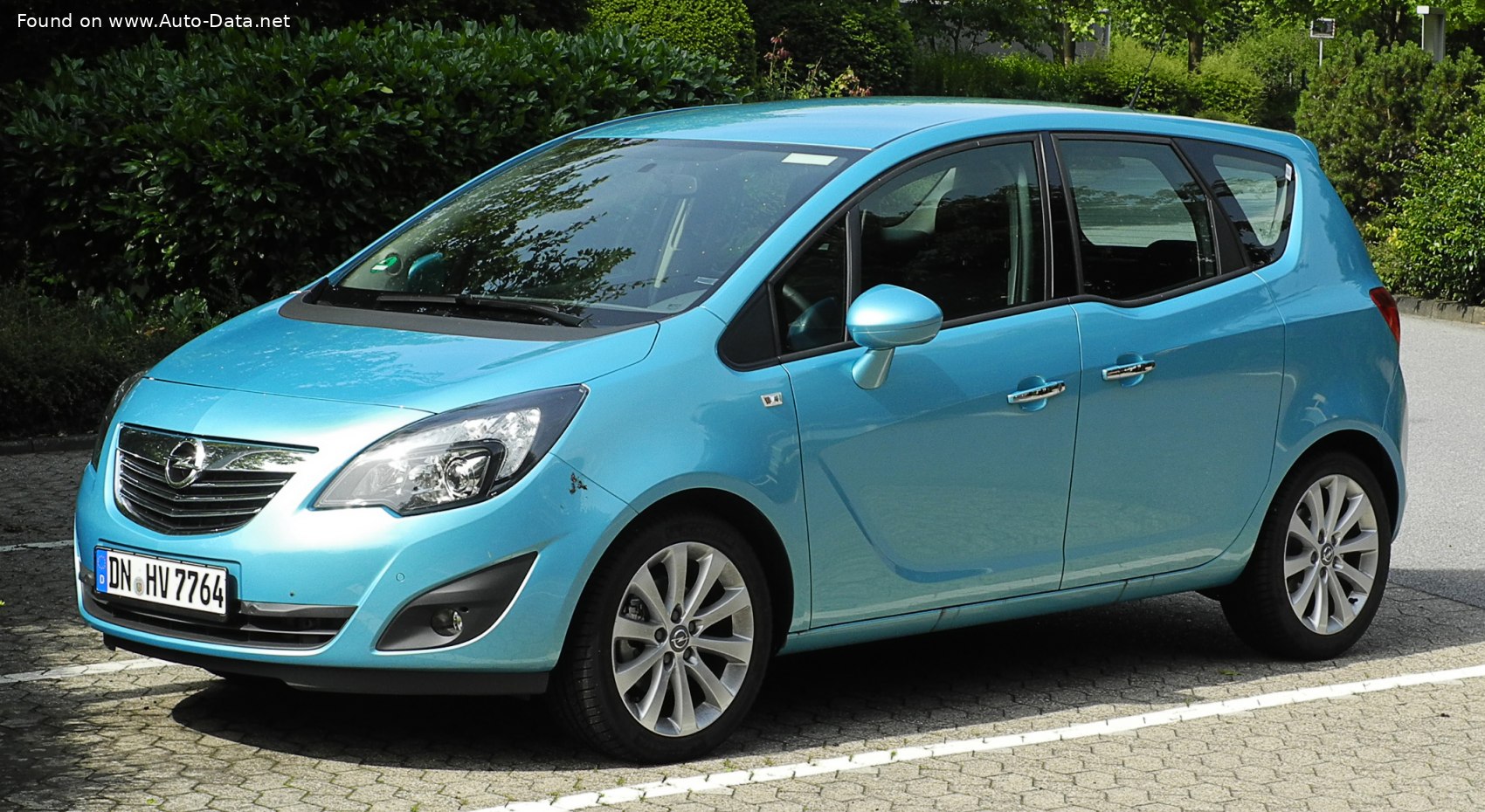 Specifications: Opel Meriva B 1.4 Turbo (120 Hp) Automatic 2010, 2011, 2012, 2013