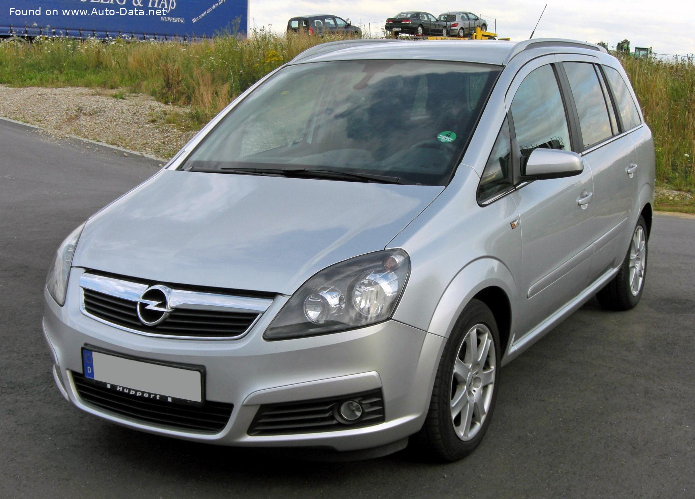 Specifications: Opel Zafira B 1.9 CDTI (100 Hp) 2005, 2006, 2007