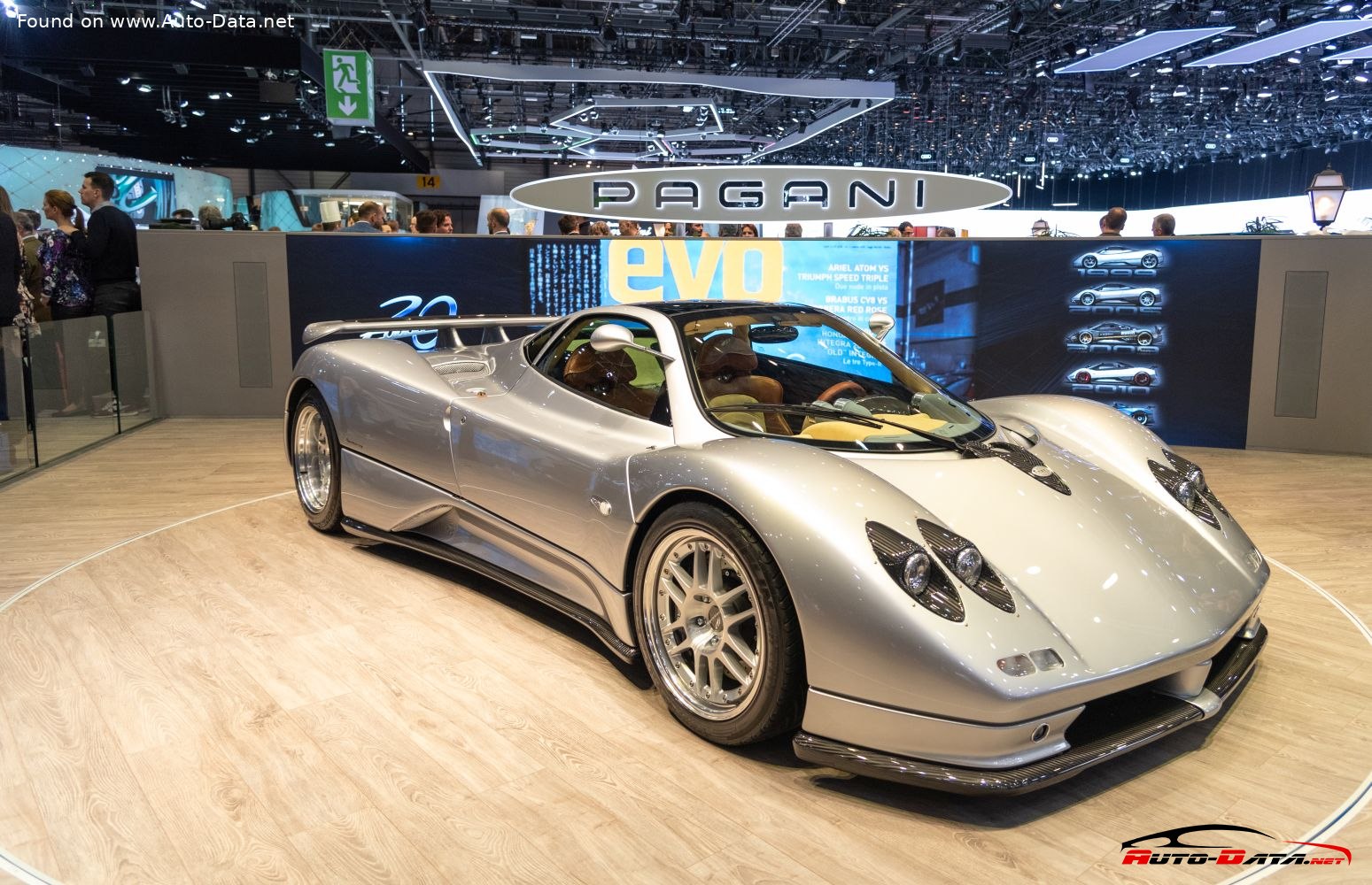 Specifications: Pagani Zonda C12 S 7.3 V12 (555 Hp) 2002, 2003, 2004, 2005