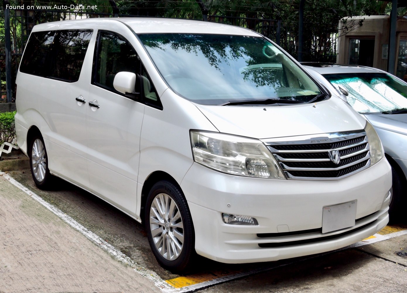 Specifications: Toyota Alphard I (facelift 2005) 2.4 i (159 Hp) 4WD 2005, 2006, 2007, 2008
