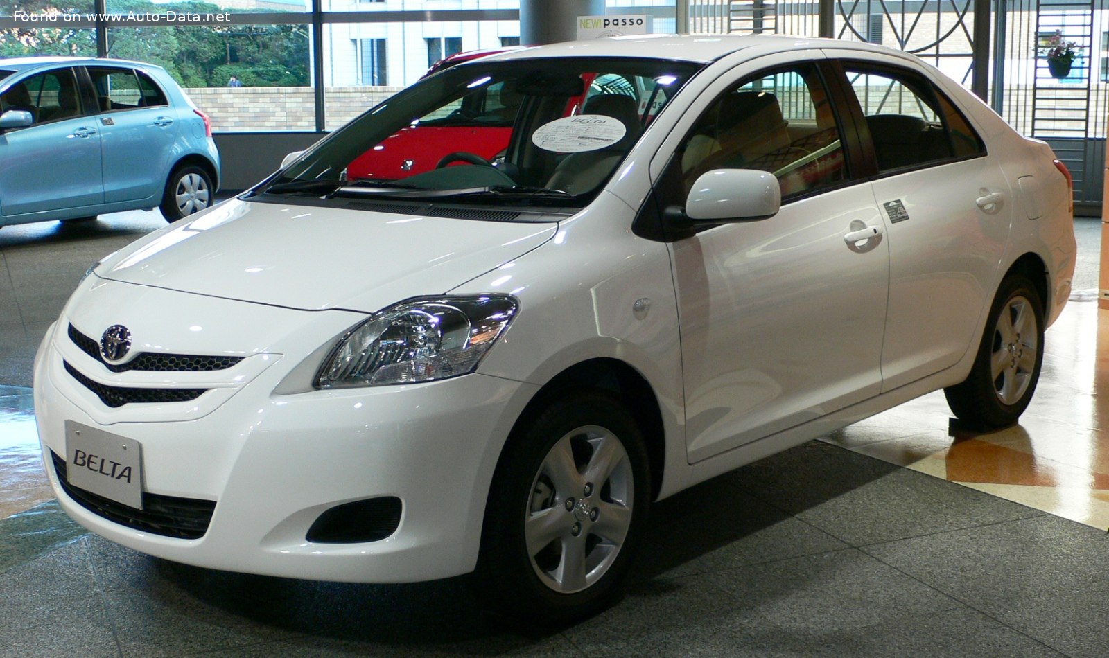 Specifications: Toyota Belta 1.3 (86 Hp) Automatic 2005, 2006, 2007, 2008, 2009, 2010, 2011, 2012