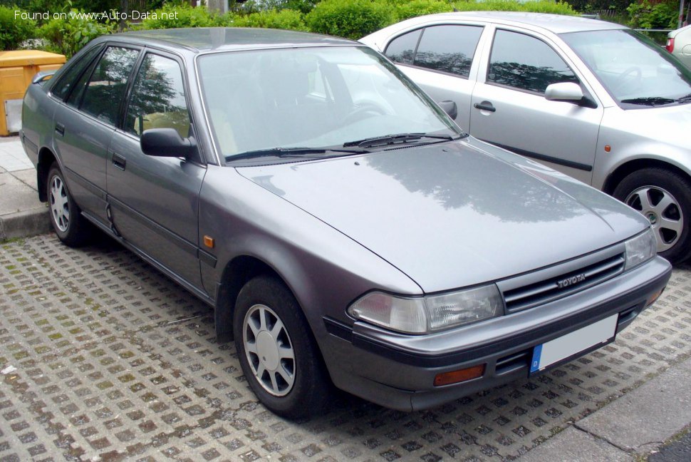 Specifications: Toyota Carina Hatch (T17) 1.6 (AT171) (98 Hp) 1987, 1988, 1989, 1990, 1991, 1992