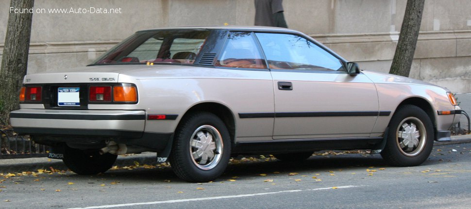 Specifications: Toyota Celica (T16) 1.6 GT 16V (124 Hp) 1986, 1987, 1988, 1989