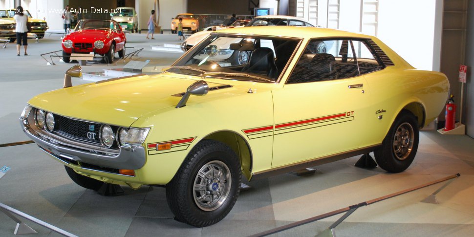 Specifications: Toyota Celica (TA2) 1.6 GT (TA2,TA22) (108 Hp) 1974, 1975, 1976, 1977, 1978