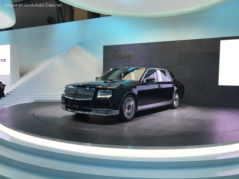 Specifications: Toyota Century III (UWG60) 5.0 V8 (431 Hp) Hybrid e-CVT 2017, 2018, 2019, 2020, 2021, 2022, 2023, 2024, 2025