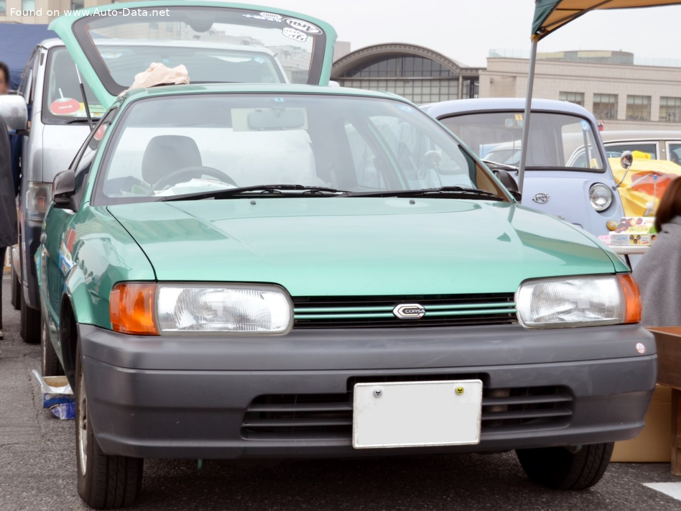 Specifications: Toyota Corsa Hatchback (L50) 1.5 i (94 Hp) 1994, 1995, 1996, 1997, 1998