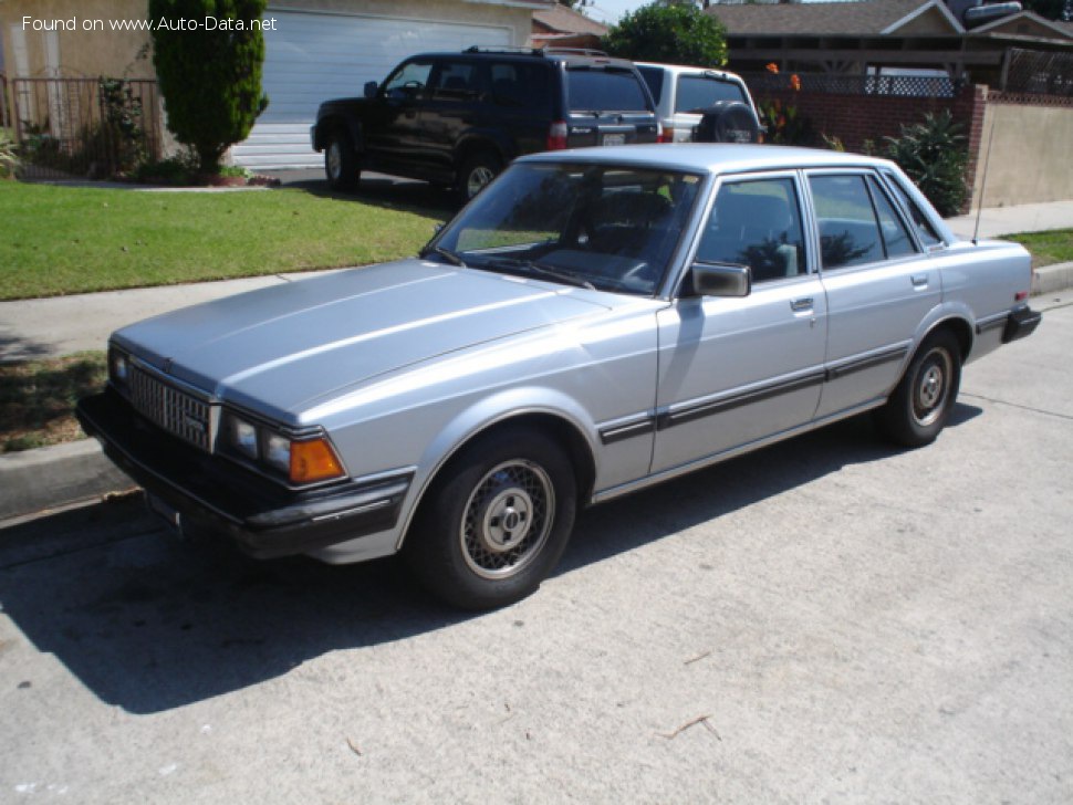 Specifications: Toyota Cressida (X6) 2.0 GLi-6 (109 Hp) 1982, 1983, 1984