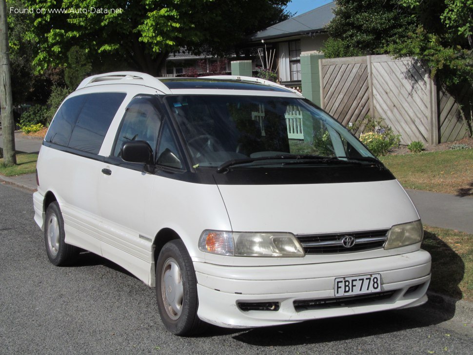 Specifications: Toyota Estima I 2.4 i (160 Hp) 1990, 1991, 1992, 1993, 1994, 1995, 1996, 1997, 1998, 1999