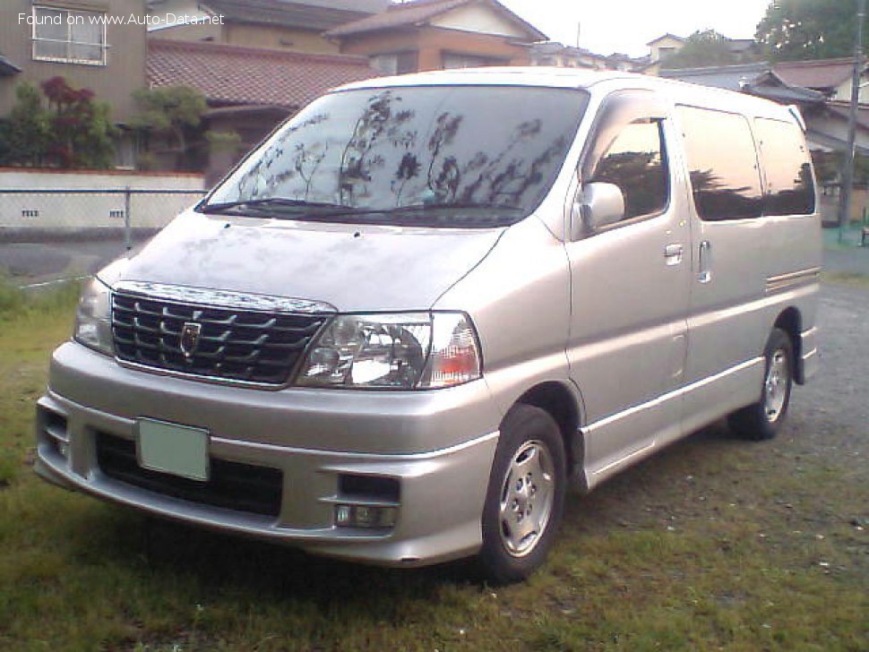 Specifications: Toyota Grand Hiace 3.0 d (140 Hp) 1999, 2000, 2001, 2002