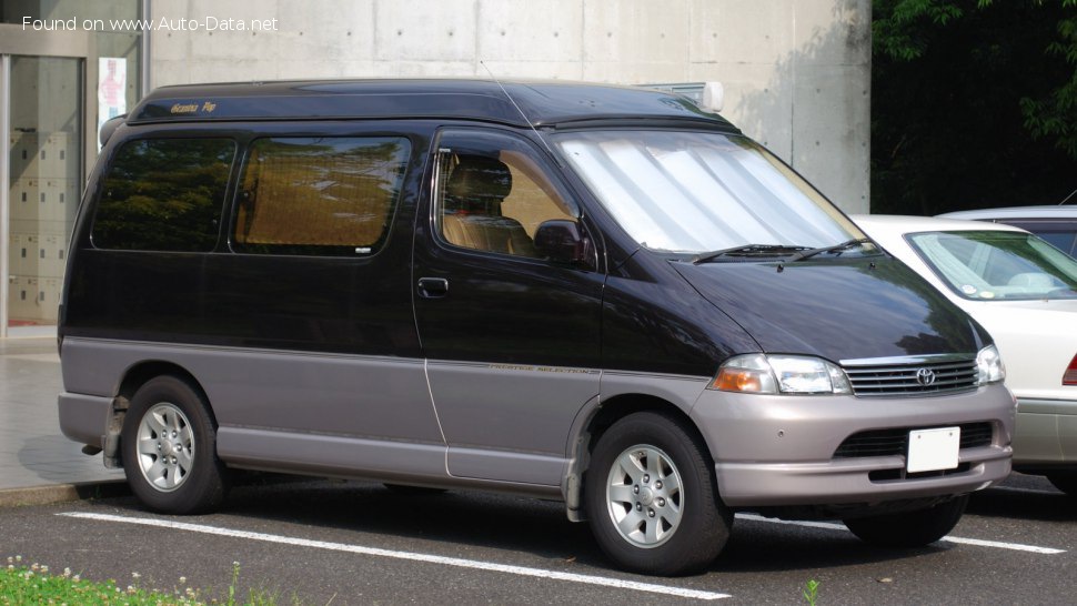Specifications: Toyota Granvia 2.7 i (152 Hp) 1995, 1996, 1997, 1998, 1999, 2000, 2001, 2002