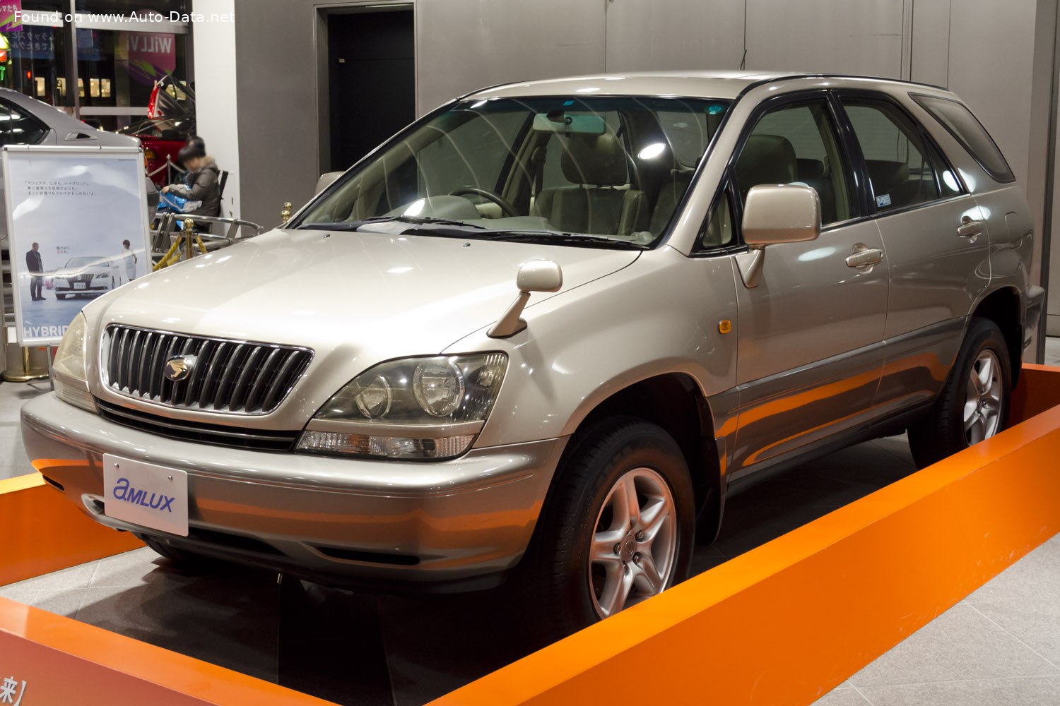 Specifications: Toyota Harrier I (XU10) 2.2i 16V (140 Hp) Automatic 1997, 1998, 1999, 2000