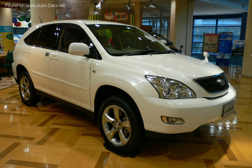 Specifications: Toyota Harrier II (XU30) 2.4 16V (160 Hp) 4×4 Automatic 2003, 2004, 2005, 2006, 2007, 2008, 2009, 2010, 2011, 2012, 2013