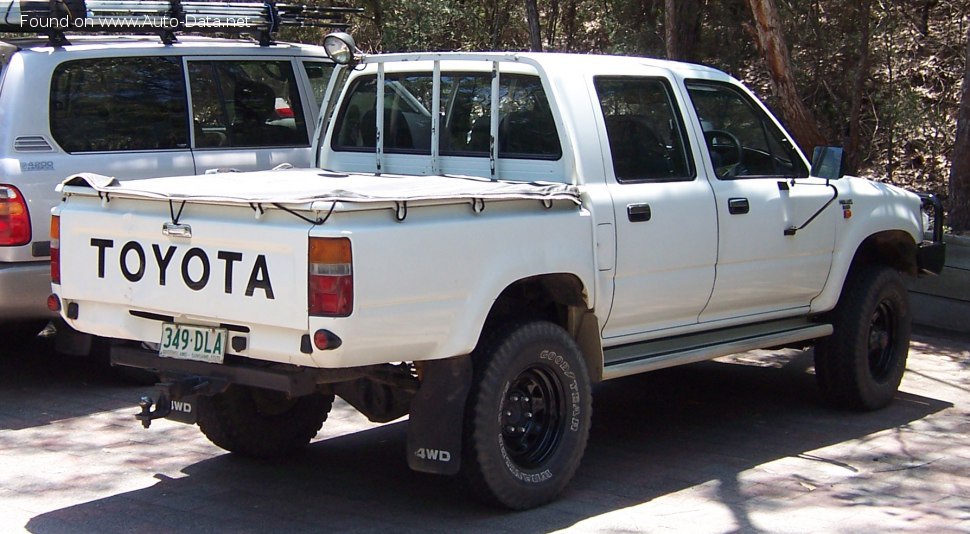 Specifications: Toyota Hilux Pick Up 3.0 TD (163 Hp) 2004, 2005, 2006, 2007, 2008