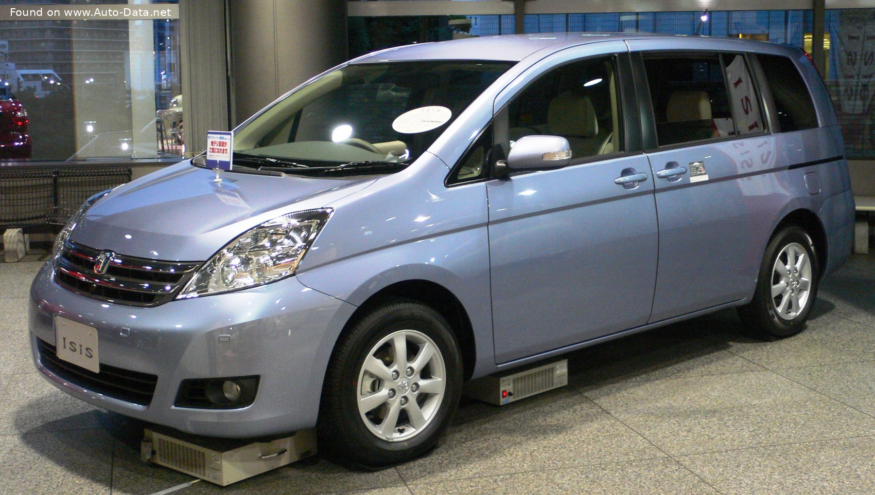 Specifications: Toyota ISis 1.8 (132 Hp) 2004, 2005, 2006, 2007, 2008, 2009