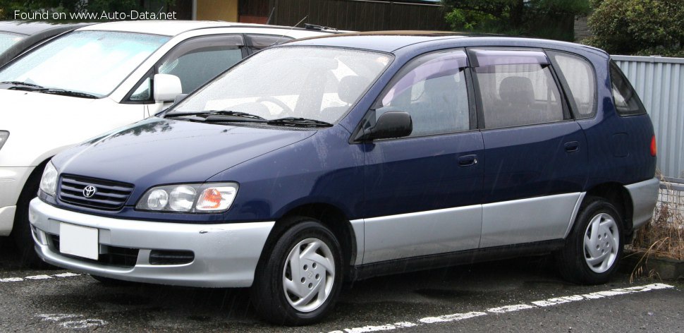 Specifications: Toyota Ipsum (XM1) 2.0 i 16V (135 Hp) 4WD 1995, 1996, 1997, 1998, 1999, 2000, 2001