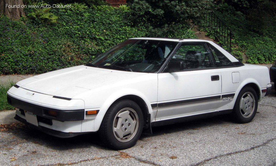 Specifications: Toyota MR 2 (_W1_) 1.6 16V (AW11) (116 Hp) 1984, 1985, 1986, 1987, 1988, 1989