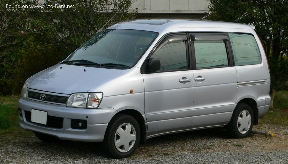 Specifications: Toyota Noah 2.0 i (156 Hp) 2001, 2002, 2003, 2004