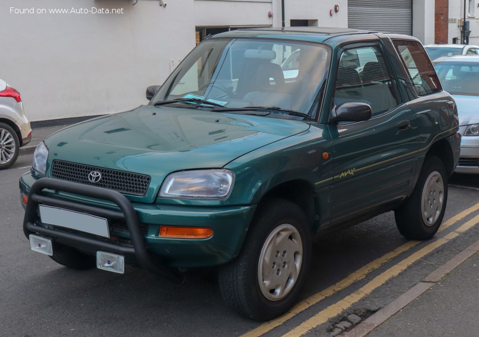 Specifications: Toyota RAV4 I (XA10) 3-door 2.4i (167 Hp) Automatic 2000, 2001, 2002, 2003, 2004, 2005, 2006