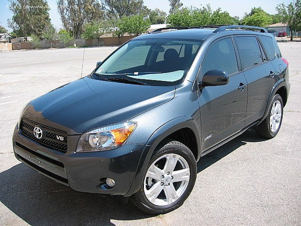 Specifications: Toyota RAV4 III (XA30) Long 2.4 VVT-i (166 Hp) Automatic 2005, 2006, 2007, 2008, 2009