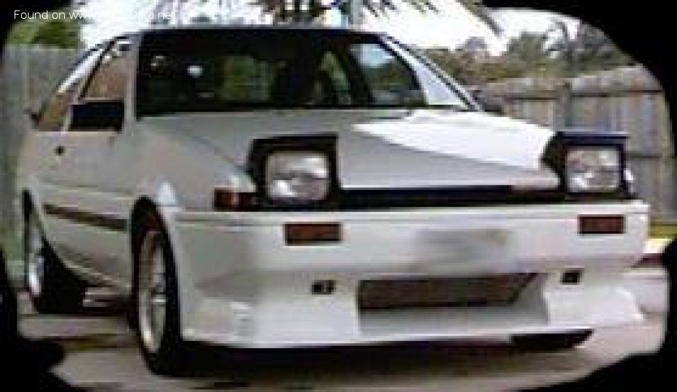Specifications: Toyota Sprinter Trueno 1.5 (85 Hp) 1983, 1984, 1985, 1986, 1987