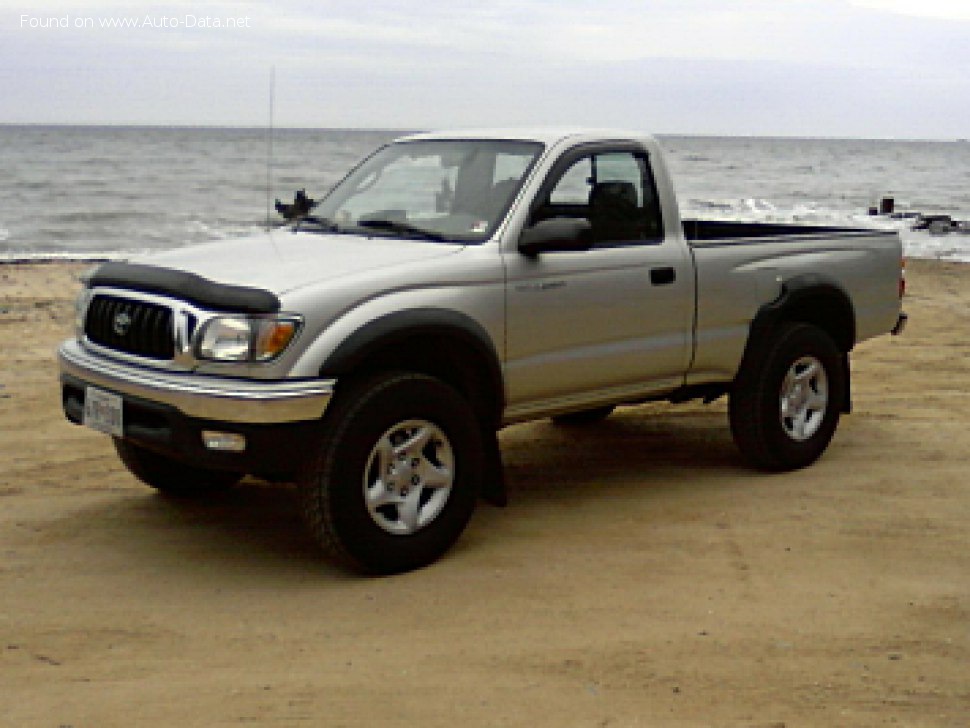Specifications: Toyota Tacoma I Single Cab 2.4 (142 Hp) Automatic 1995, 1996, 1997, 1998, 1999, 2000