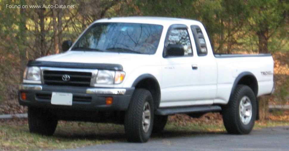 Specifications: Toyota Tacoma I xTracab 3.4 V6 (190 Hp) 4WD 1995, 1996, 1997, 1998, 1999, 2000