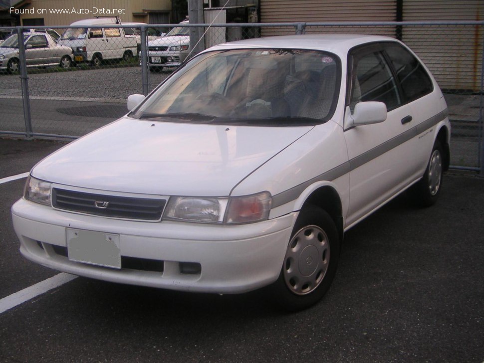 Specifications: Toyota Tercel (EL41) 1.5i 16V VS (100 Hp) Automatic 1990, 1991, 1992, 1993