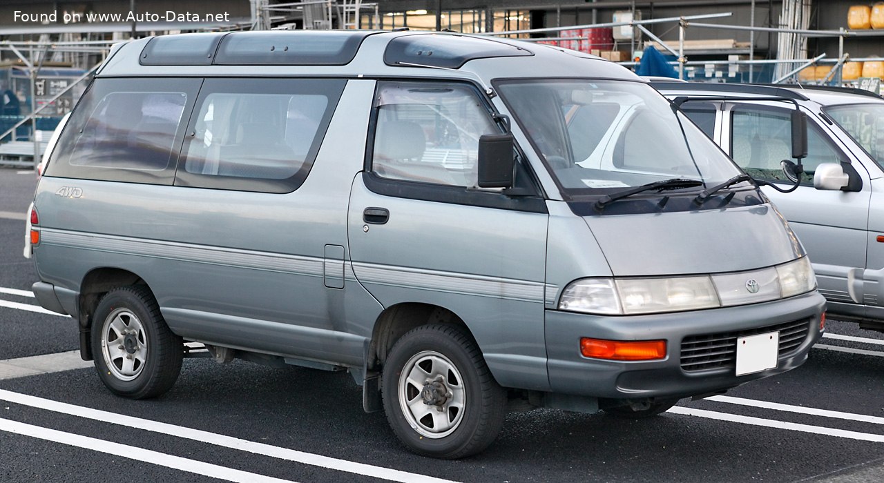 Specifications: Toyota Town Ace 2.0 (97 Hp) Automatic 1992, 1993, 1994, 1995, 1996