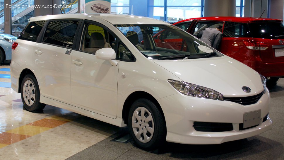 Specifications: Toyota Wish II 1.8i (144 Hp) CVT-i 2009, 2010, 2011, 2012