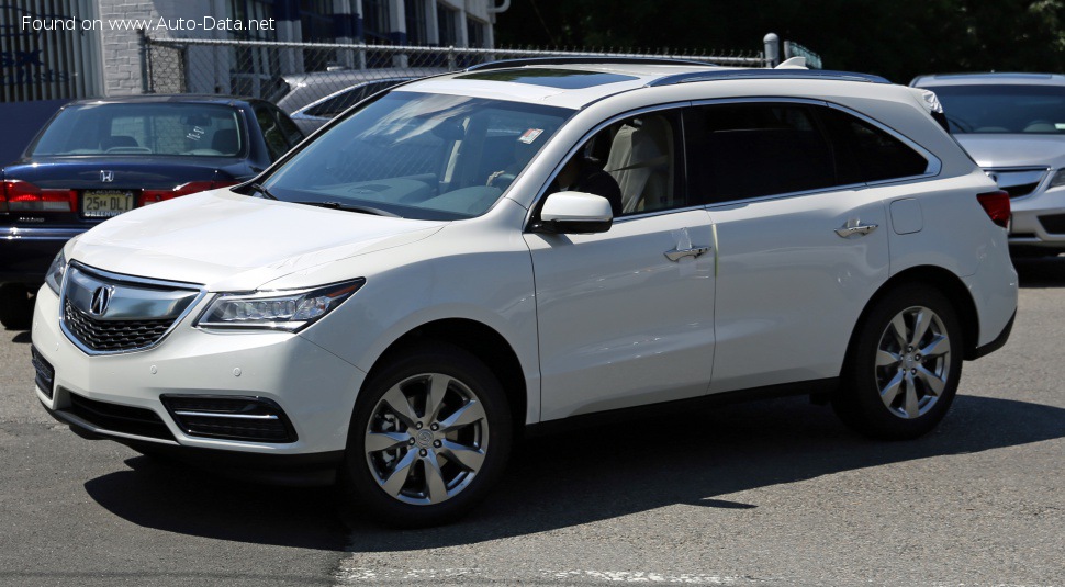 Specifications: Acura MDX III 3.5 V6 (290 Hp) Automatic /2013, 2014, 2015, 2016/