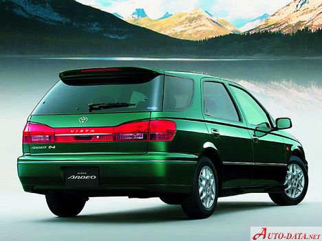 Specifications: Toyota Vista Ardeo ((V50) 1.8 i 16V (136 Hp) 1998, 1999, 2000, 2001, 2002, 2003