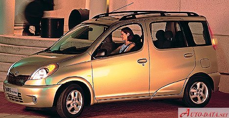 Specifications: Toyota Yaris Verso 1.3i 16V (86 Hp) 1999, 2000, 2001, 2002, 2003, 2004, 2005, 2006