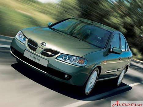 Specifications: Nissan Almera II (N16, facelift 2003) 1.8 16V (116 Hp) Automatic 2003, 2004, 2005, 2006