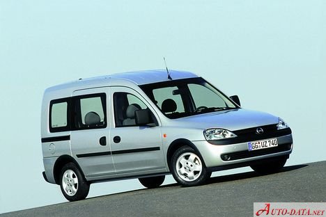 Specifications: Opel Combo Tour B 1.4i (60 Hp) 1993, 1994, 1995, 1996, 1997, 1998, 1999, 2000, 2001
