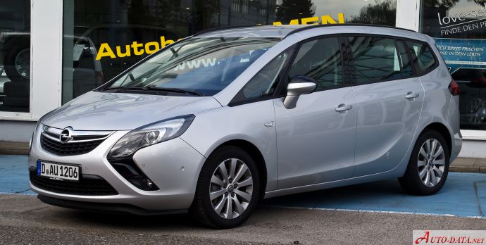 Specifications: Opel Zafira Tourer C 2.0 CDTI ecoFLEX (170 Hp) startstop 2014, 2015, 2016